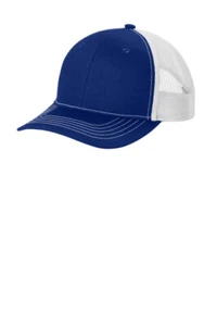 Port Authority YC112 Youth Breathable Adjustable Snapback ComfortTrucker Cap - Picture 1 of 32