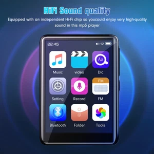 MP4/MP3 Touchscreen HiFi Bluetooth Musik Player FM Radio Player Unterstützung 128G TF - Bild 1 von 17