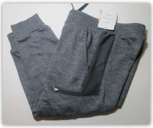 Champion Boy XS 4-5 Spring fleece Jogger pants Gray elastic & tie waist 3 pocket - Picture 1 of 2