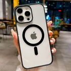 For iPhone 15 Pro Max 14 13 12 11 Matte Magsafe Shockproof Acrylic Case Cover