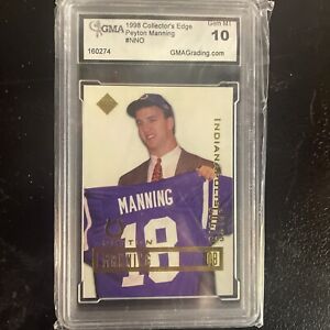 Peyton Manning 1998 Collectors Edge PROMO ROOKIE CARD RC