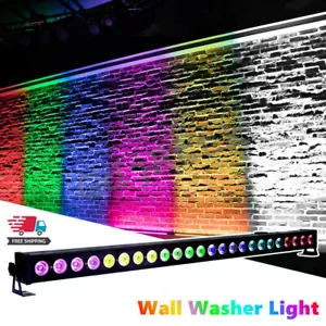 120W RGB 24 LED DMX Wall Washer Light Bar DMX Party Disco DJ Stage Lighting Show - Picture 1 of 9