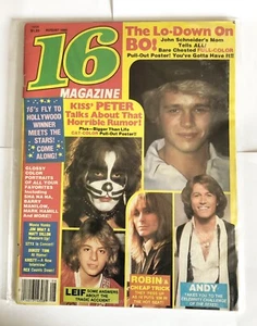 1980 August 16 Teen Magazine KISS Peter Criss Luke Skywalker Andy Gibb - Picture 1 of 13