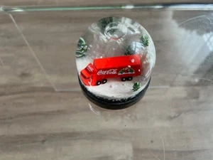 Schneekugel Coca Cola mit LKW - Bild 1 von 2