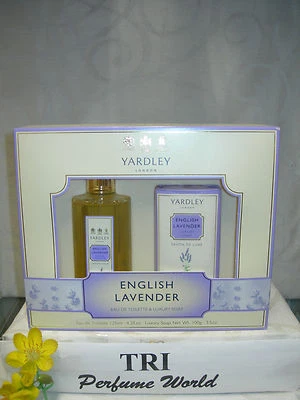 YARDLEY London ENGLISH LAVENDER 2 pcs set ( EDT Spray 4.2 oz + soap 3.5 oz) - Image 1 of 2