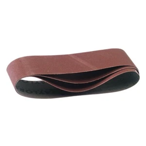 Aluminium Oxide Sanding Belts, 533 x 75mm, 100 Grit Pack of 3 36083 - Picture 1 of 2