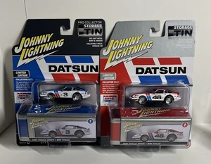 Johnny Lightning Collector Tin 1981 Datsun 280ZX BRE Tribute Lot of (2) NEW/VHTF - Picture 1 of 5