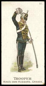 Gallaher - 'Types of British & Colonial Regiments (B)' (1900) - Kings Own Hus... - Picture 1 of 2