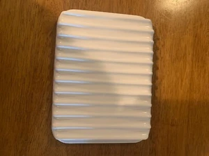 Rectangle Microwave Grilling Browning White Rack Bacon Cooker - Picture 1 of 2