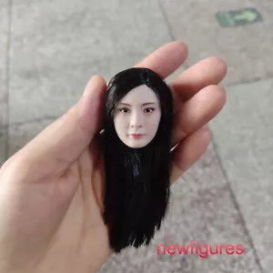 Cabeza esculpida de niña de belleza 1:6 Mi Yang tallada para figura de juguete corporal PH TBL femenina de 12" - Imagen 1 de 12
