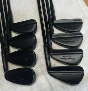 TOMMY ARMOUR 986 3-PW BLK NITRIDE BLUEPRINTED SPINE ALIGNED BLK PVD KBS C-TAPER - Picture 1 of 10