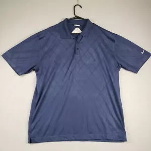 Nike Golf Dri-Fit Mercedes-Benz Men's XL Blue Collared Short Sleeve  Polo Shirt - Picture 1 of 13