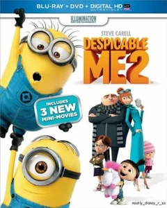 Sealed Despicable Me 2 Blu-Ray DVD and Digital HD Minions Gru Target Exclusive - Picture 1 of 1