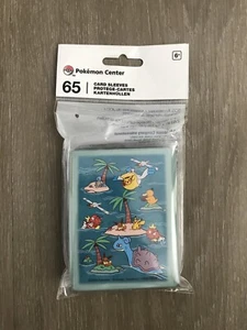 Fundas para cartas Pokemon Center Sunny Sea TCG (65 fundas) nuevas selladas - Imagen 1 de 10