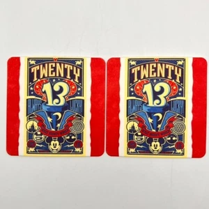 Disney Papier Untersetzer Poster Kunst 2013 Always Lucky Dave Keefer - 2er Set WDW - Bild 1 von 6