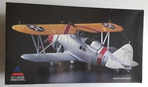 NEU Accurate Miniatures Grumman F3F-1 Navy Doppeldecker Fighter -1/48- Factory Sealed - Bild 1 von 5