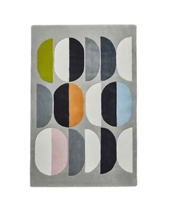 Mid Century Hand Tufted Woolen Area Rug perfect for Any Room - Picture 1 of 3