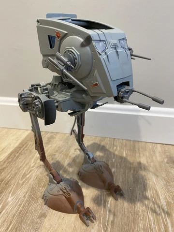 1995 STAR WARS AT-ST IMPERIAL SCOUT WALKER POWER OF THE FORCE POTF INCOMPLETE Cover