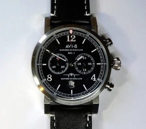 AVI-8 AV-4015 Hawker Hurricane Mk1 Chronograph Watch With Date Display - Picture 1 of 9