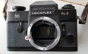 Leica Leicaflex SL2 Black 35mm Film Camera Body #1389916 - Near Mint Condition - Picture 1 of 7