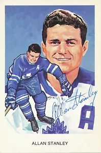 Allan Stanley Toronto Maple Leafs NHL HOF Postcard 145340 - Picture 1 of 2