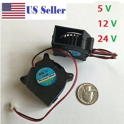 5V 12V 24V 40mm Blower Fan 4020 40mmx20mm Turbo Cooling 3D Printer  2pin - Image 1 of 4
