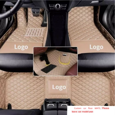For Jaguar All Models Car Floor Mats Front Rear Custom Waterproof Auto Carpets - Image 1 of 4