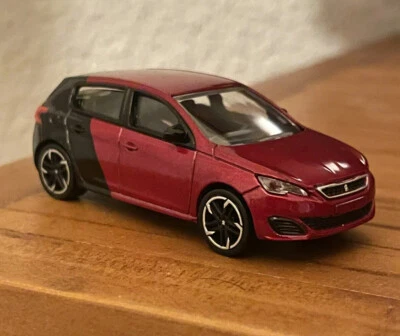 Modellino Norev Peugeot 308 GTI 2 Auto 1/64 3 Inches - Nuovo Senza Scatola - Immagine 1 di 4