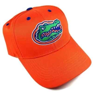 NEU Florida Alligatoren fesselnde Kopfbedeckung verstellbar orange Kappe - Bild 1 von 7