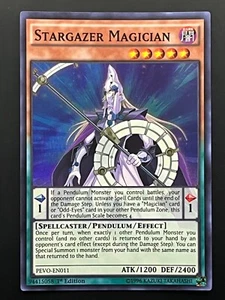 Tarjeta Yugioh Stargazer Magician súper rara PEVO-EN011 1ª edición - Imagen 1 de 2