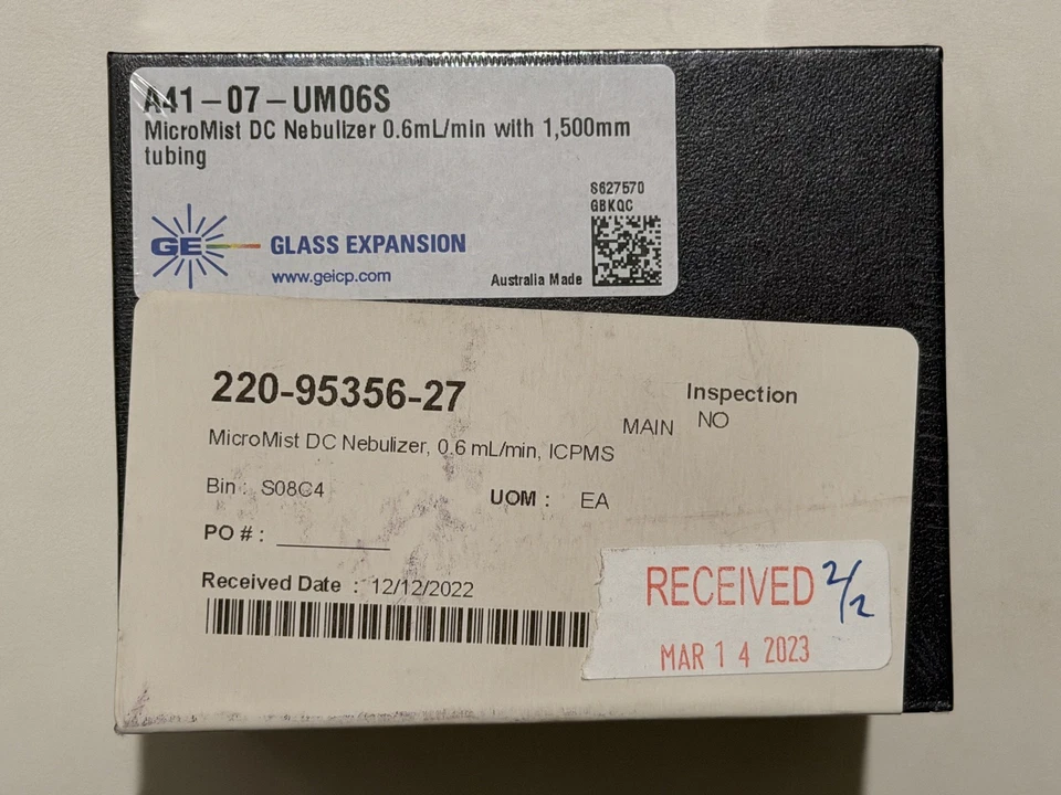 Shimadzu MicroMist DC Neb.  220-95356-27: ICPMS-2030, 2040, 2050 e ICPE-9000 Foto 1 de 1