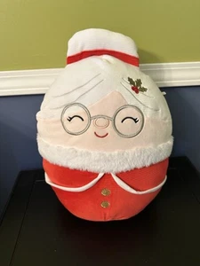 Squishmallow Nicolette Mrs Santa Claus 14" Plush Holly Christmas 2022 - Picture 1 of 5
