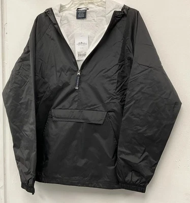  New NWT Charles River Classic Rain Jacket Black Size Medium #9905 - Image 1 of 3