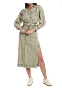 Neu mit Etikett Free People Mad Love Denim-Midikleid Small - Bild 1 von 4