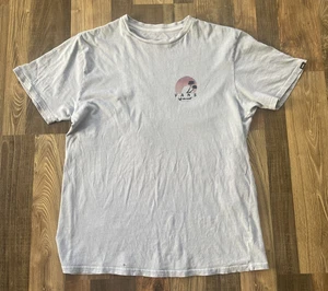 Vans T-shirt Graphic Print Skate Skateboard Beach*Small Hole Men size L - Picture 1 of 8