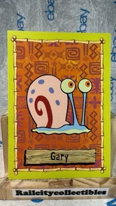 2003 Viacom Spongebob Schwammkopf - Gary 🐌 Sammelkarte - 4 1/2” x 3 1/8” - Bild 1 von 3