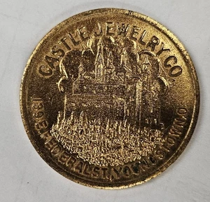 CASTLE JEWELRY Youngstown OH Liberal Credit Lucky Coin Account No. 4405 - Picture 1 of 2