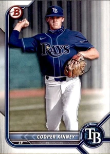 2022 BOWMAN PROSPECTS BASE PAPER BP54 COOPER KINNEY TAMPA BAY RAYS - Picture 1 of 2