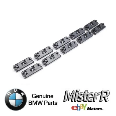 BMW E30 • Juego de clips de cenefa de parachoques • Alerón labial delantero nuevo OE • #51711945568 ×10 Foto 1 de 4