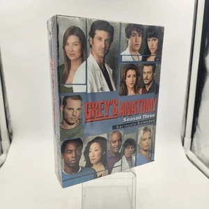 Grey's Anatomy Season 3 Seriously Extended DVD Box Set *sealed - Picture 1 of 5