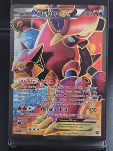 Volcanion EX, #107/114, Steam Siege XY, Ultra Rara, Carta Pokémon, LP - Foto 1 di 9