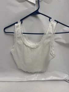 Shein weißes Halbtank Damen XL - Bild 1 von 3