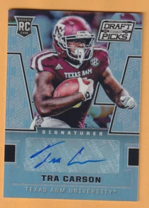 Tra Carson Texas A&M Aggies AUTO 2016 Prizm Draft Texarkana Texas 1C - Picture 1 of 2