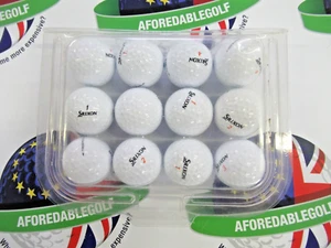 12 srixon trispeed white golf balls pearl/pearl 1 grade - Picture 1 of 1