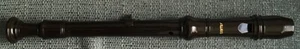 Aulos flute /recorder. One Piece vintage Made In Japan. With Slip bag cover - Picture 1 of 3