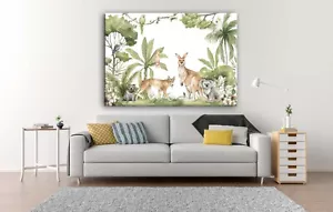 Marvelous Water colour Nursery Painitng Framed Canvas 600x900mm Homedecor Gift - Picture 1 of 1