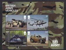 GREAT BRITAIN 2021 BRITISH ARMY VEHICLES MINIATURE SHEET UNMOUNTED MINT, MNH