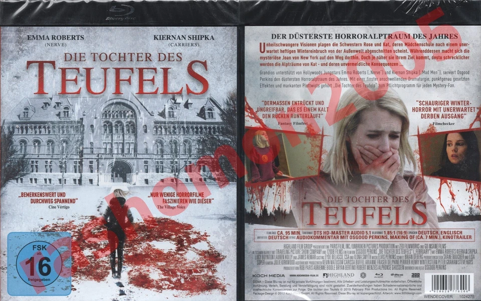 Blu-ray FEBRUARY THE BLACKCOAT'S DAUGHTER Emma Roberts Oz Perkins Region B NEW - Image 1 of 1