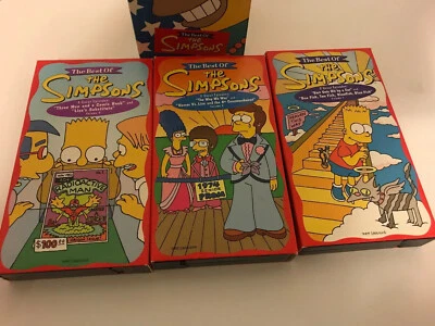 The Best of the Simpsons - Boxed Set 3 (VHS Tape Volume 7,8,9 - Image 1 of 4