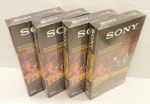 Vintage Sony T-120 (6Hr EP Mode) Black VHS Video Tapes for BIG SCREEN TV Use - Picture 1 of 3